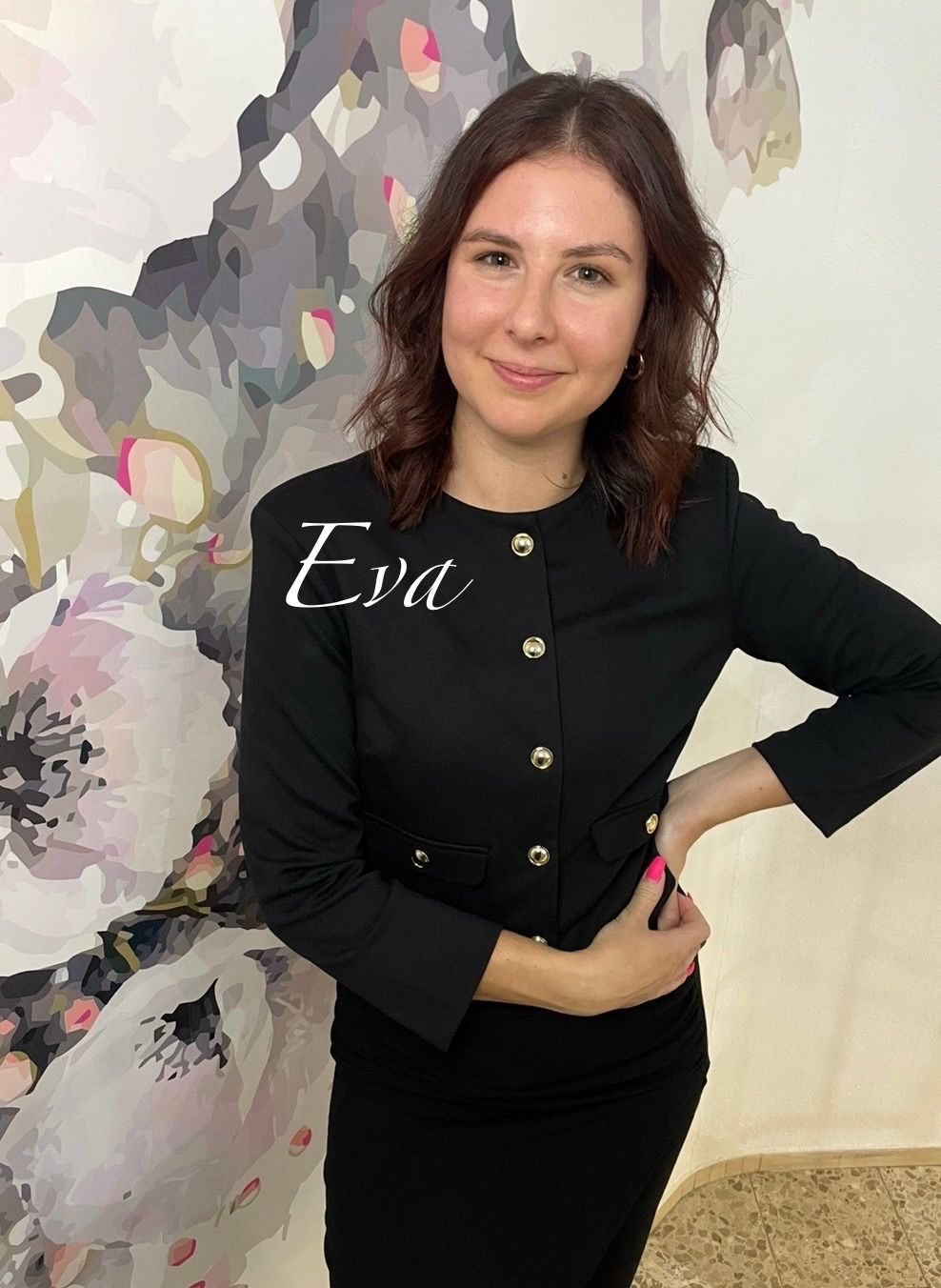 Porträt von Eva, Auszubildende bei Haircare by Natali